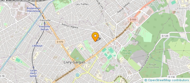 localisation de l'entreprise SAMV à LIVRY-GARGAN