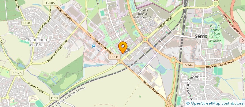 localisation de l'entreprise SAMWAY INVEST  MONTEVRAIN