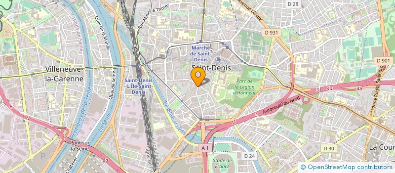 localisation de l'entreprise SAMY à SAINT-DENIS