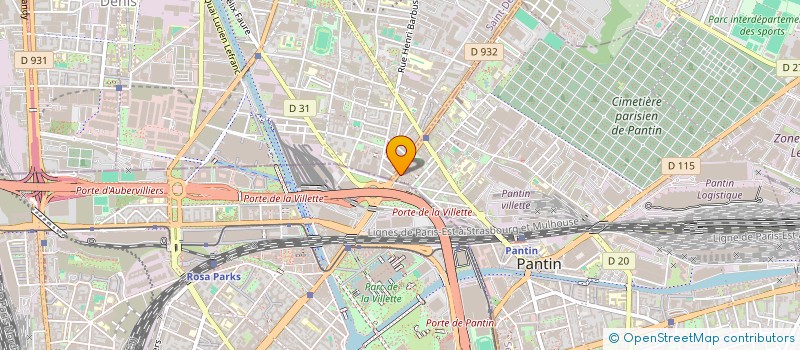 localisation de l'entreprise SAMY  PANTIN