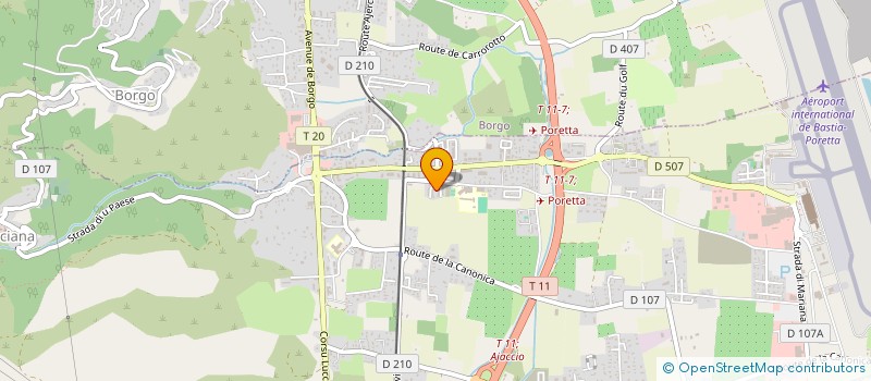 localisation de l'entreprise SAMY DISTRIBUTION à BORGO