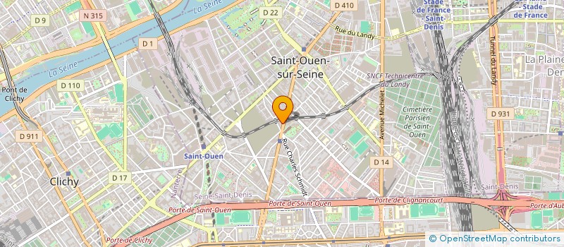 localisation de l'entreprise SAMY TELECOM à SAINT-OUEN-SUR-SEINE
