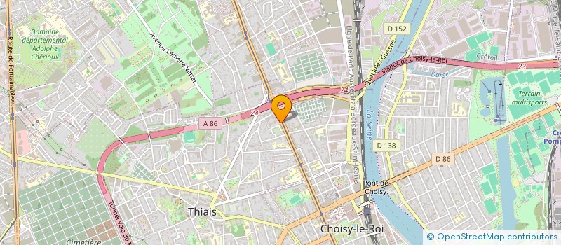 localisation de l'entreprise SAMYA  THIAIS