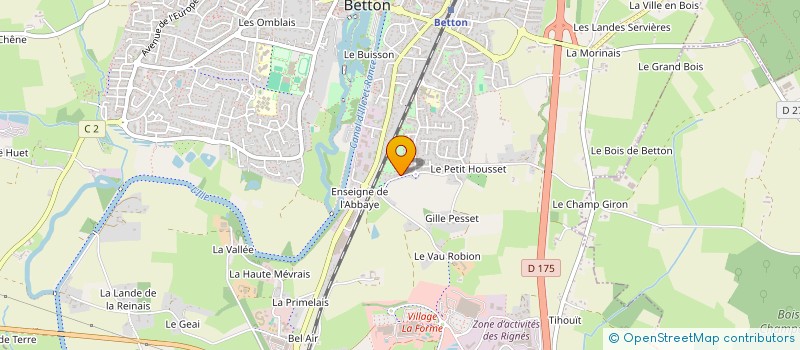 localisation de l'entreprise SAMYGU LES MAGNOLIAS  BETTON