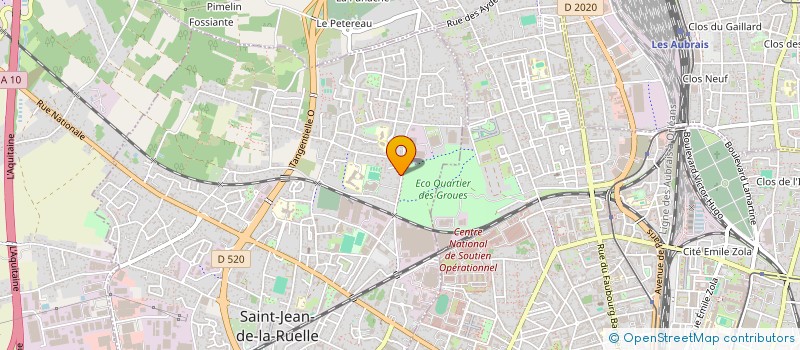 localisation de l'entreprise SAMYH INVEST  ST JEAN DE LA RUELLE