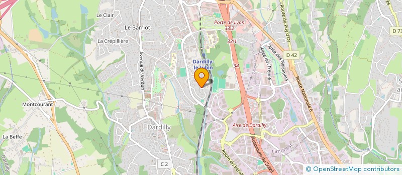 localisation de l'entreprise SAMYO  DARDILLY