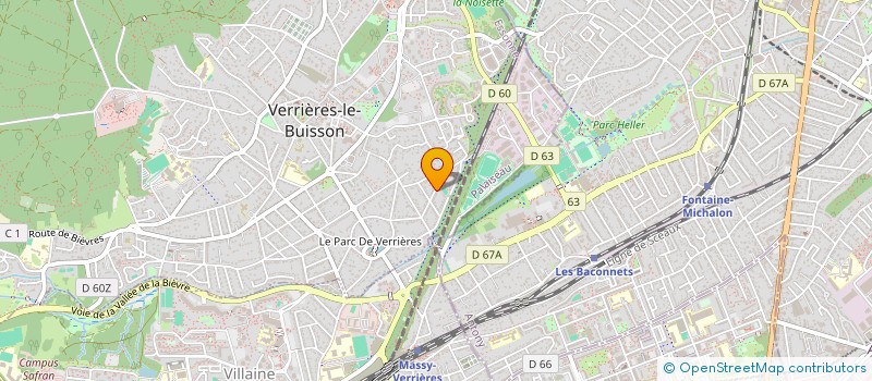 localisation de l'entreprise SAMYSARAH à VERRIERES-LE-BUISSON