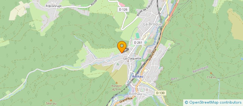 localisation de l'entreprise SAMYTEK  LA BROQUE