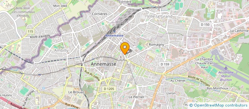 localisation de l'entreprise SAMZ ZONGO à ANNEMASSE