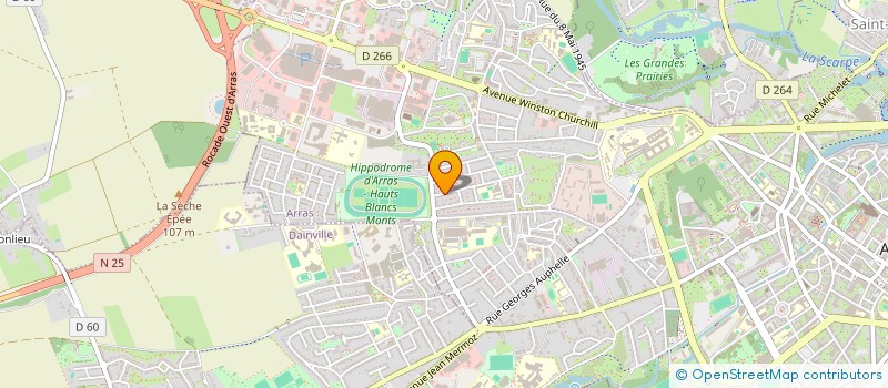 localisation de l'entreprise SAN à ARRAS