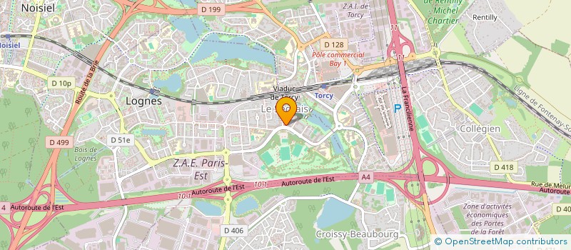 localisation de l'entreprise SAN à LOGNES