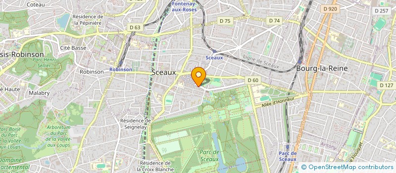 localisation de l'entreprise SAN à SCEAUX