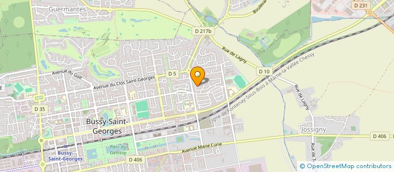 localisation de l'entreprise SAN-A  BUSSY-SAINT-GEORGES