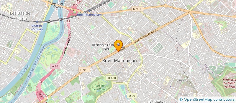 localisation de l'entreprise SAN ANTONIO à RUEIL-MALMAISON