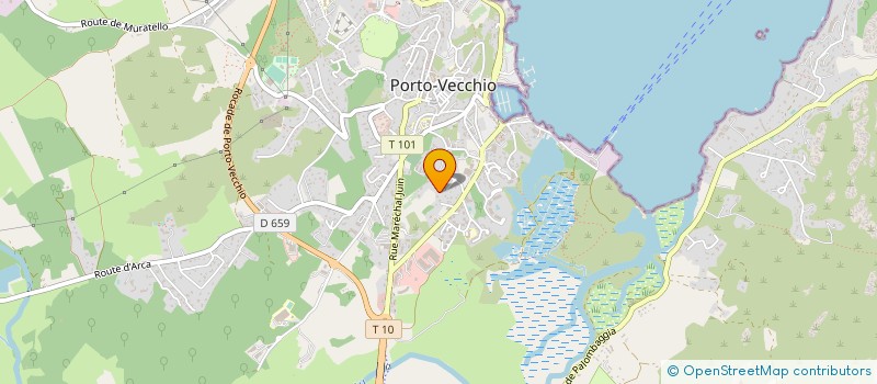 localisation de l'entreprise SAN ANTONIO à PORTO-VECCHIO