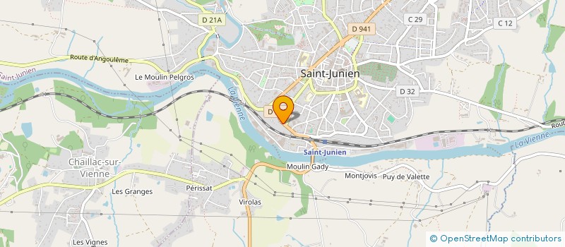 localisation de l'entreprise SAN BAIGIO INVEST PAR ABREVIATION S.B.I.  SAINT-JUNIEN