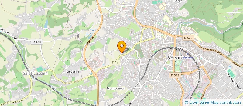 localisation de l'entreprise SAN BAO VOIRON  VOIRON