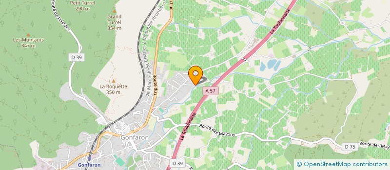 localisation de l'entreprise SAN BENEDETTO  GONFARON