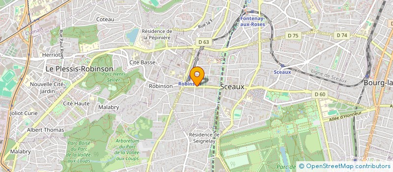 localisation de l'entreprise SAN BODY à SCEAUX