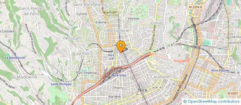 localisation de l'entreprise SAN BRAM à NICE