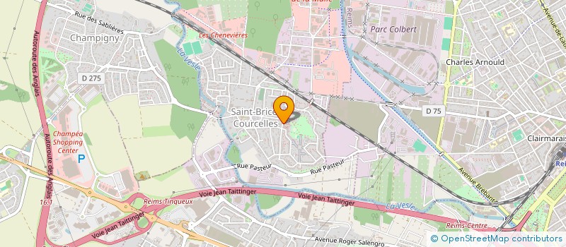 localisation de l'entreprise SAN-BRIZIO PIZZA  SAINT-BRICE-COURCELLES