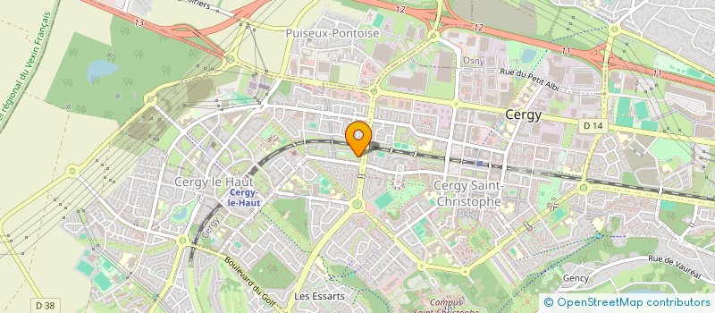 localisation de l'entreprise SAN CAB  CERGY