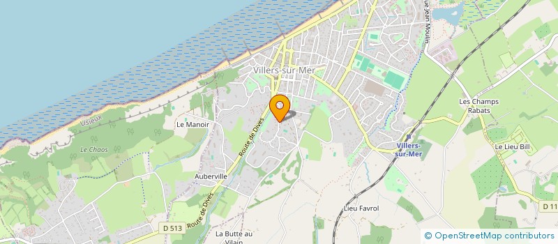 localisation de l'entreprise SAN CARLO  VILLERS-SUR-MER