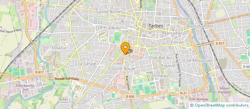 localisation de l'entreprise SAN-CAS DENT  TARBES