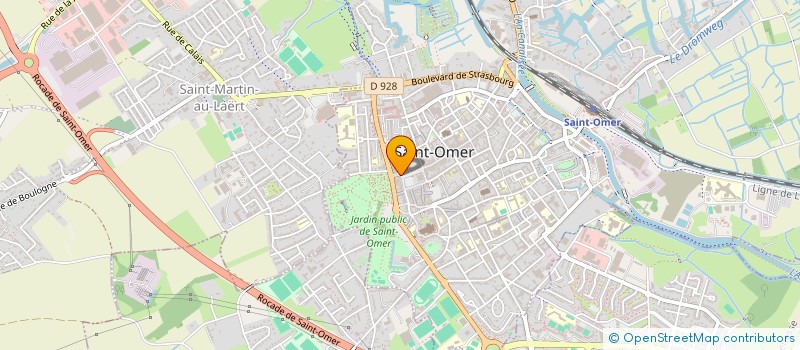 localisation de l'entreprise SAN COFFEE  SAINT-OMER