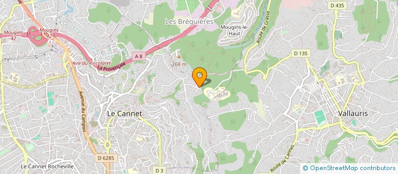 localisation de l'entreprise SAN CRISTOFORO à LE CANNET