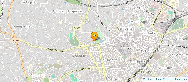 localisation de l'entreprise SAN DANIEL S à NIMES