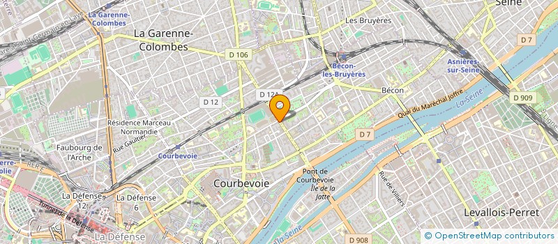 localisation de l'entreprise SAN GIOVANNI à COURBEVOIE