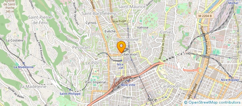 localisation de l'entreprise SAN GIUSEPPE à NICE