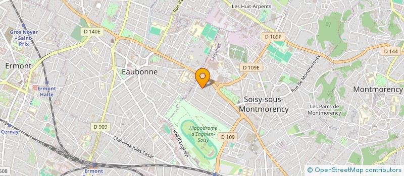 localisation de l'entreprise SAN GROUPE  SOISY-SOUS-MONTMORENCY