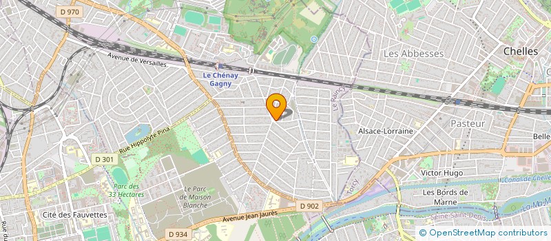 localisation de l'entreprise SAN IMMO à GAGNY