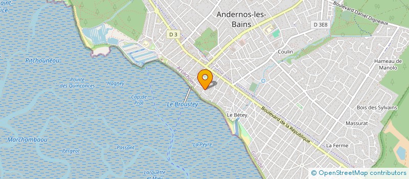 localisation de l'entreprise SAN JUAN  ANDERNOS-LES-BAINS