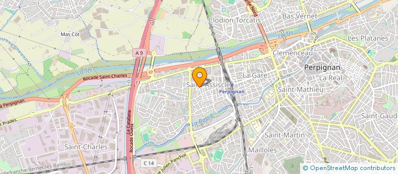 localisation de l'entreprise SAN JULIA TRIAL  PERPIGNAN