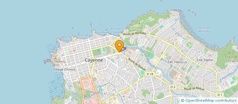 localisation de l'entreprise SAN KONPLEKS  CAYENNE