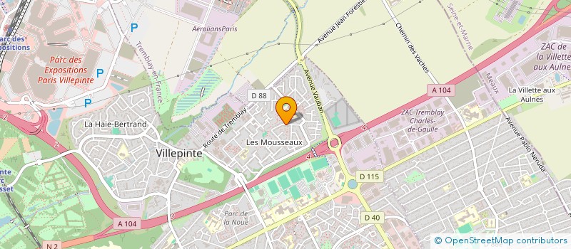 localisation de l'entreprise SAN LIMIT ( ASL ) à VILLEPINTE
