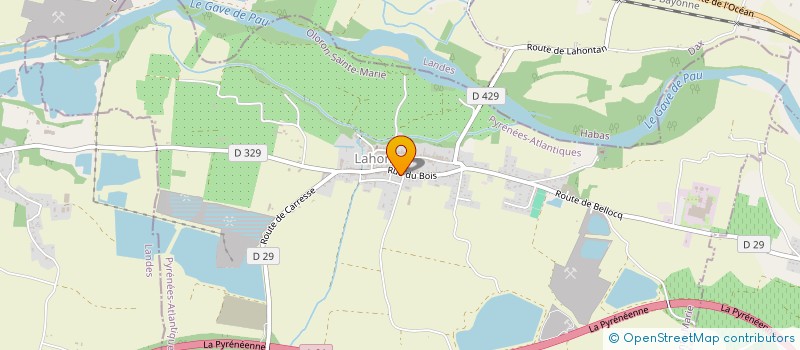 localisation de l'entreprise SAN MARCO  LAHONTAN