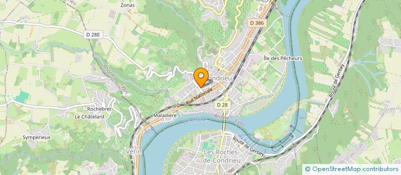 localisation de l'entreprise SAN MARCO  CONDRIEU