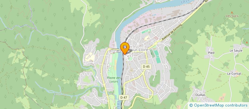 localisation de l'entreprise SAN MARINO  AUREC-SUR-LOIRE