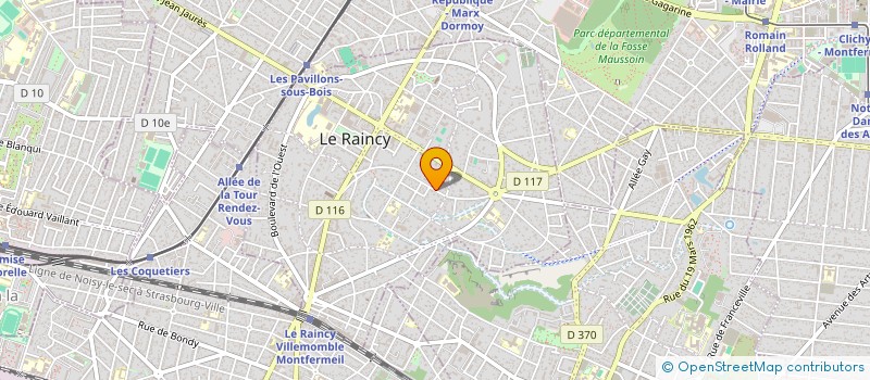 localisation de l'entreprise SAN MARINO SAS  LE RAINCY