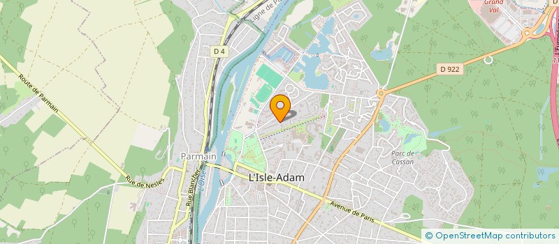 localisation de l'entreprise SAN MARTINO  L'ISLE-ADAM