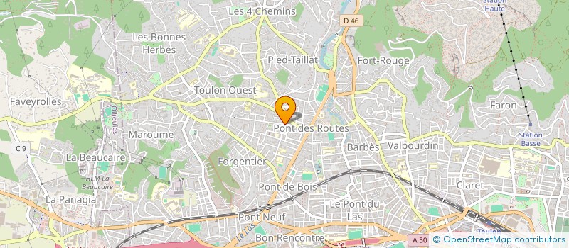 localisation de l'entreprise SAN MELY  TOULON