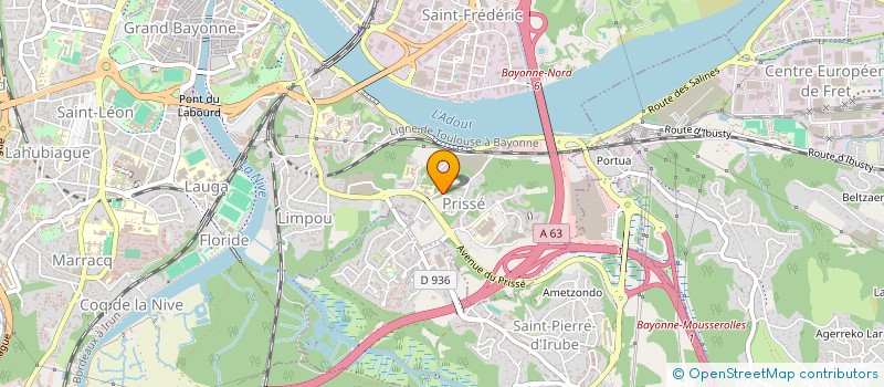 localisation de l'entreprise SAN MIGUEL à BAYONNE