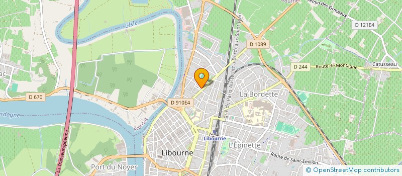 localisation de l'entreprise SAN MIGUEL LMNP  LIBOURNE