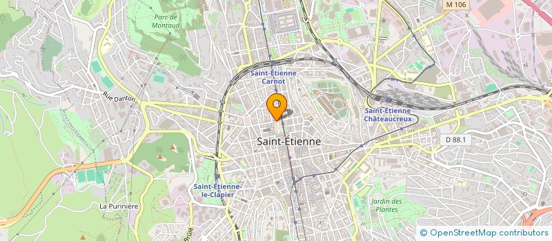 localisation de l'entreprise SAN'PAN  SAINT-ETIENNE