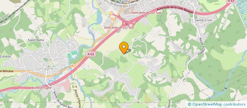 localisation de l'entreprise SAN PANTALEO  URRUGNE