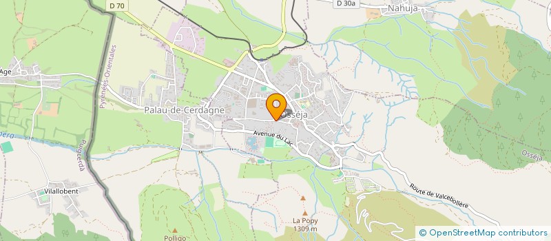 localisation de l'entreprise SAN PAU SOL  OSSEJA